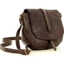 Marco mazzini torebka listonoszka saddle bag genuine leather brąz caffe. Listonoszki damskie MAZZINI, w paski, ze skóry, eleganckie, bez dodatków. W wyprzedaży za 299,00 zł.