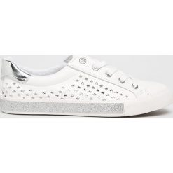 Answear - Tenisówki Kylie Crazy. Białe trampki i tenisówki damskie ANSWEAR, bez wzorów, ze skóry, na sznurówki. W wyprzedaży za 79,90 zł.