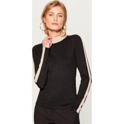 Dopasowany sweter z golfem - Czarny. Czarne golfy damskie Mohito, l. Za 89,99 zł.