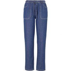 Cellbes Spodnie ciemnoniebieski denim female niebieski 34L. Niebieskie spodnie damskie Cellbes, l, z tkaniny. W wyprzedaży za 39,00 zł.