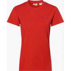 Levi's - T-shirt damski, czerwony. Czerwone t-shirty damskie Levi's®, s, z aplikacjami, z bawełny, bez kołnierzyka. Za 99,95 zł.