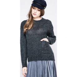 Noisy May - Sweter. Zielone swetry damskie Noisy May, s, bez wzorów, z dzianiny, z krótkim rękawem, krótkie, bez kaptura. W wyprzedaży za 49,90 zł.