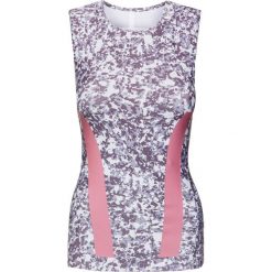 Top ADIDAS BY STELLA McCARTNEY ALPHASKIN TANK. Szare topy damskie adidas by Stella McCartney, bez wzorów, z tkaniny, z okrągłym kołnierzem. Za 440,00 zł.