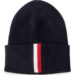 Czapka TOMMY HILFIGER - Corporate Pima Cotton Beanie AM0AM04848 413. Niebieskie czapki męskie TOMMY HILFIGER, bez wzorów, z bawełny. Za 179,00 zł.
