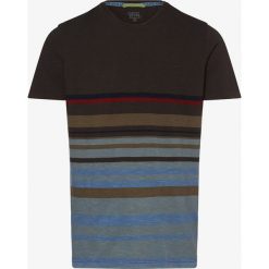 Camel Active - T-shirt męski, niebieski. Brązowe t-shirty męskie Camel Active, xl, w paski, z bawełny, bez kołnierzyka. Za 179,95 zł.