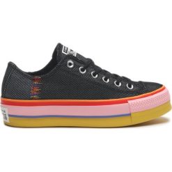 Converse Chuck Taylor All Star Lift Rainbow Tenisówki Czarny. Czarne trampki i tenisówki damskie Converse, z materiału. Za 288,95 zł.
