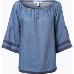 Esprit Casual - Bluzka damska, niebieski. Niebieskie bluzki damskie marki Esprit Casual, bez wzorów, z jeansu, casualowe, bez kołnierzyka, bez rękawów. Za 129,95 zł.