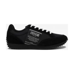 Versace Jeans Couture Tenisówki Czarny. Czarne trampki męskie Versace Jeans Couture, bez wzorów, z jeansu, bez zapięcia. Za 547,95 zł.