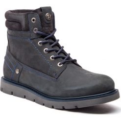 Kozaki WRANGLER - Tucson WM182010 Navy 16. Niebieskie buty zimowe męskie Wrangler, z materiału. W wyprzedaży za 309,00 zł.