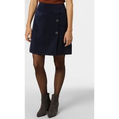 Apriori - Spódnica damska, niebieski. Niebieskie spódniczki damskie Apriori, bez wzorów, ze sztruksu, eleganckie, mini. Za 279,95 zł.