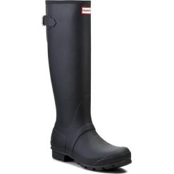 Kalosze HUNTER - Original Back Adjustable WFT1001RMA Navy. Niebieskie kalosze damskie Hunter, bez wzorów, z gumy. W wyprzedaży za 429,00 zł.