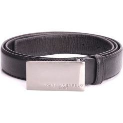 Karl Lagerfeld Pasek. Paski męskie KARL LAGERFELD, w paski, ze skóry. Za 189,00 zł.