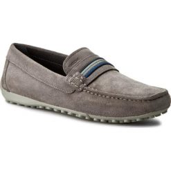 Mokasyny GEOX - U Snake Moc F U7207F 00022 C9004 Antracyt. Szare mokasyny męskie Geox, ze skóry. W wyprzedaży za 249,00 zł.