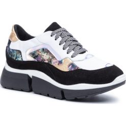 Sneakersy GINO ROSSI - DPK017-850-1143-9999-0 Black. Białe półbuty damskie Gino Rossi, z zamszu. Za 349,00 zł.