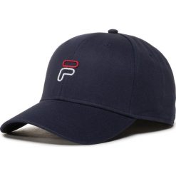 Czapka z daszkiem FILA - 6 Panel Cap F Outline Logo 686025 Black Iris 170. Niebieskie czapki męskie Fila, bez wzorów, z bawełny. Za 109,00 zł.