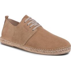 Espadryle QUAZI - QZ-70-04-000707 803. Pomarańczowe espadryle męskie QUAZI, bez wzorów, ze skóry. W wyprzedaży za 199,00 zł.