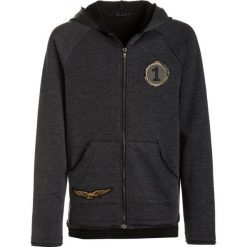 Sisley HOOD Bluza rozpinana dark grey. Szare bluzy chłopięce marki Sisley, z bawełny. W wyprzedaży za 135,20 zł.