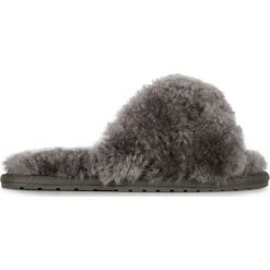 Emu Kapcie dziewczęce Mayberry Teens Charcoal. Szare kapcie dziewczęce EMU. Za 167,20 zł.
