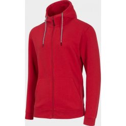 Bluza męska BLM602 - ciemna czerwień - Outhorn. Czerwone bluzy męskie Outhorn, m, bez wzorów, z kapturem, bez rękawów, bez kaptura. W wyprzedaży za 99,99 zł.