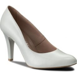 Szpilki SERGIO BARDI - Flussio SS127340218SS 113. Białe szpilki marki Sergio Bardi, bez wzorów, ze skóry, bez obcasa, na obcasie, bez zapięcia. W wyprzedaży za 149,00 zł.