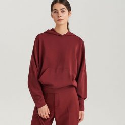 Bluza z kapturem ReDesign - Fioletowy. Fioletowe bluzy z kapturem damskie Reserved. Za 199,99 zł.