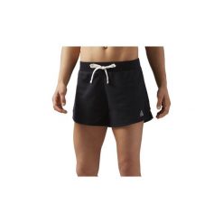 Szorty i Bermudy Reebok Sport Spodenki Elements Simple. Czarne szorty damskie Reebok Sport, s, bez wzorów, sportowe. Za 89,95 zł.