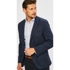 Camel Active - Marynarka. Niebieskie garnitury męskie marki Camel Active, z nadrukiem, z bawełny. W wyprzedaży za 539,90 zł.