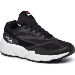 Sneakersy FILA - Venom Low Wmn 1010291.25Y Black. Czarne półbuty damskie Fila, na co dzień, bez wzorów, ze skóry, bez obcasa, na płaskiej podeszwie, bez zapięcia. Za 469,00 zł.