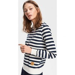 Bawełniana bluza - Kremowy. Białe bluzy damskie marki Reserved, s, bez wzorów, z bawełny, bez rękawów, bez kaptura. Za 59,99 zł.
