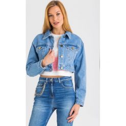 KATANA JEANSOWA Elisabetta Franchi. Niebieskie kurtki damskie z jeansu. Za 1869,00 zł.