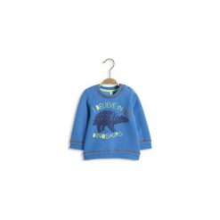 Esprit Baby Boy Bluzka z długim rękawem Dinosaurs 430 blue - niebieski. Niebieskie t-shirty chłopięce z długim rękawem Esprit, z bawełny. Za 59,00 zł.