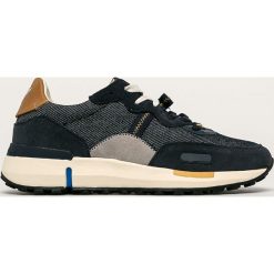 Wrangler - Buty. Niebieskie sneakersy męskie Wrangler, z okrągłym noskiem, bez zapięcia. Za 379,90 zł.