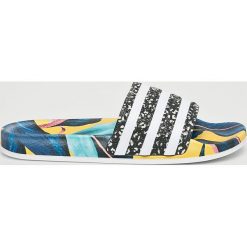 Adidas Originals - Klapki Adilette W. Szare klapki damskie adidas Originals, bez wzorów, z materiału, bez obcasa. W wyprzedaży za 159,90 zł.
