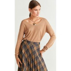 Mango - Sweter Haramon. Czarne swetry damskie Mango, s, bez wzorów, z wiskozy, bez rękawów, bez kaptura. Za 99,90 zł.