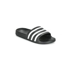 Klapki adidas ADILETTE AQUA. Czarne klapki damskie Adidas, bez wzorów. Za 89,00 zł.