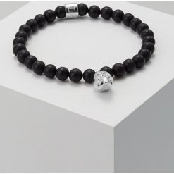 Northskull ATTICUS SKULL CHARM BRACELET Bransoletka matte/silvercoloured. Czarne bransoletki męskie marki Northskull. Za 669,00 zł.
