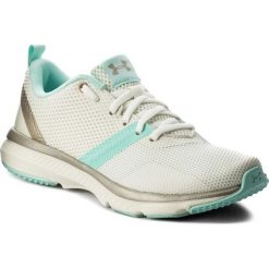 Buty UNDER ARMOUR - Ua W Press 2 3000260-101 Wht. Białe buty damskie do fitnessu marki Under Armour, ze skóry ekologicznej. W wyprzedaży za 199,00 zł.