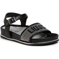 Sandały LIU JO - Cleo 77 4A0777 EX014 Black 22222. Czarne klapki damskie Liu Jo, ze skóry ekologicznej, bez zapięcia. Za 399,00 zł.