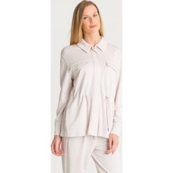 BLUZA FARSA Max Mara Leisure. Szare bluzy damskie Max Mara Leisure, xs, z aplikacjami, z materiału, bez rękawów, bez kaptura. Za 425,00 zł.