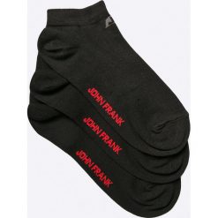 John Frank - Skarpety (3-pack). Czarne skarpetki męskie marki John Frank, z bawełny. W wyprzedaży za 17,90 zł.