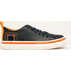 Big Star - Tenisówki. Niebieskie trampki i tenisówki damskie BIG STAR, bez wzorów, z gumy, na sznurówki. Za 169,90 zł.