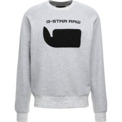 GStar REVIR STOR RAGLAN R SW L/S Bluza grey heather. Szare bluzy męskie marki G-Star, s, bez wzorów, z bawełny, bez kołnierzyka, bez rękawów, bez kaptura. Za 369,00 zł.