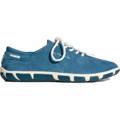 Buty TBS JAZARU. Niebieskie buty sportowe damskie TBS, ze skóry, sportowe. W wyprzedaży za 349,00 zł.