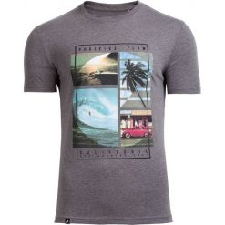 T-shirt męski TSM606 - średni szary melanż - Outhorn. Szare koszulki męskie Outhorn, na lato, m, melanż, z bawełny. W wyprzedaży za 29,99 zł.