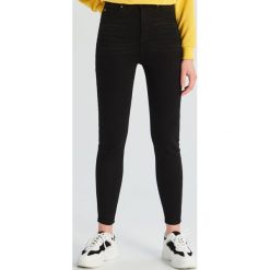 Jeansy slim z wysokim stanem - Czarny. Czarne jeansy damskie z wysokim stanem marki Sinsay, z jeansu. Za 79,99 zł.