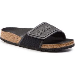 Klapki BIRKENSTOCK - Tema 1013683 Black. Czarne klapki damskie Birkenstock, bez wzorów, z tworzywa sztucznego, bez obcasa. Za 349,00 zł.
