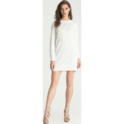 SWETER VERSACE COLLECTION. Swetry damskie Versace Collection, bez wzorów, z krótkim rękawem, długie, bez kaptura. W wyprzedaży za 443,70 zł.