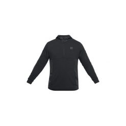 Bluzy Under Armour Threadborne Terry Hoodie 1310585-001. Czarne bluzy męskie Under Armour, s, bez wzorów, bez kołnierzyka, bez rękawów, bez kaptura. Za 199,99 zł.