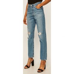 Levi's - Jeansy 501. Niebieskie jeansy damskie Levi's®, s, z podwyższonym stanem. Za 499,90 zł.