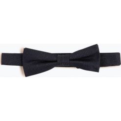 Finshley & Harding London - Muszka męska z jedwabiu, czarny. Czarne muszki męskie marki Finshley & Harding London, bez wzorów, eleganckie. Za 69,95 zł.